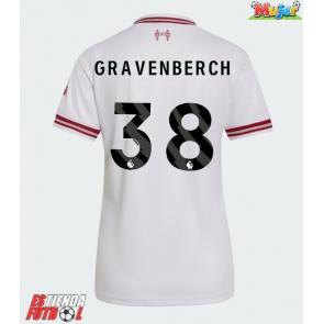 Liverpool Ryan Gravenberch #38 Segunda Equipación Mujer 2026-27 Manga Corta